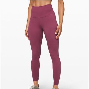 Lululemon pink Aligns 25”